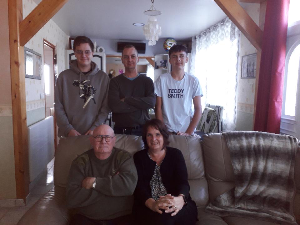 Papi et sa famille proche