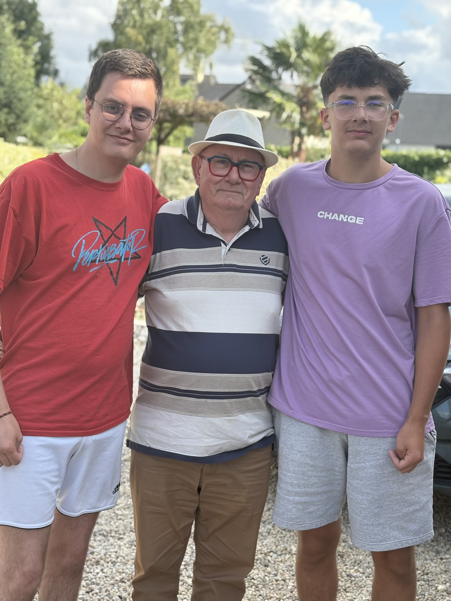 Papi et ses petits enfants