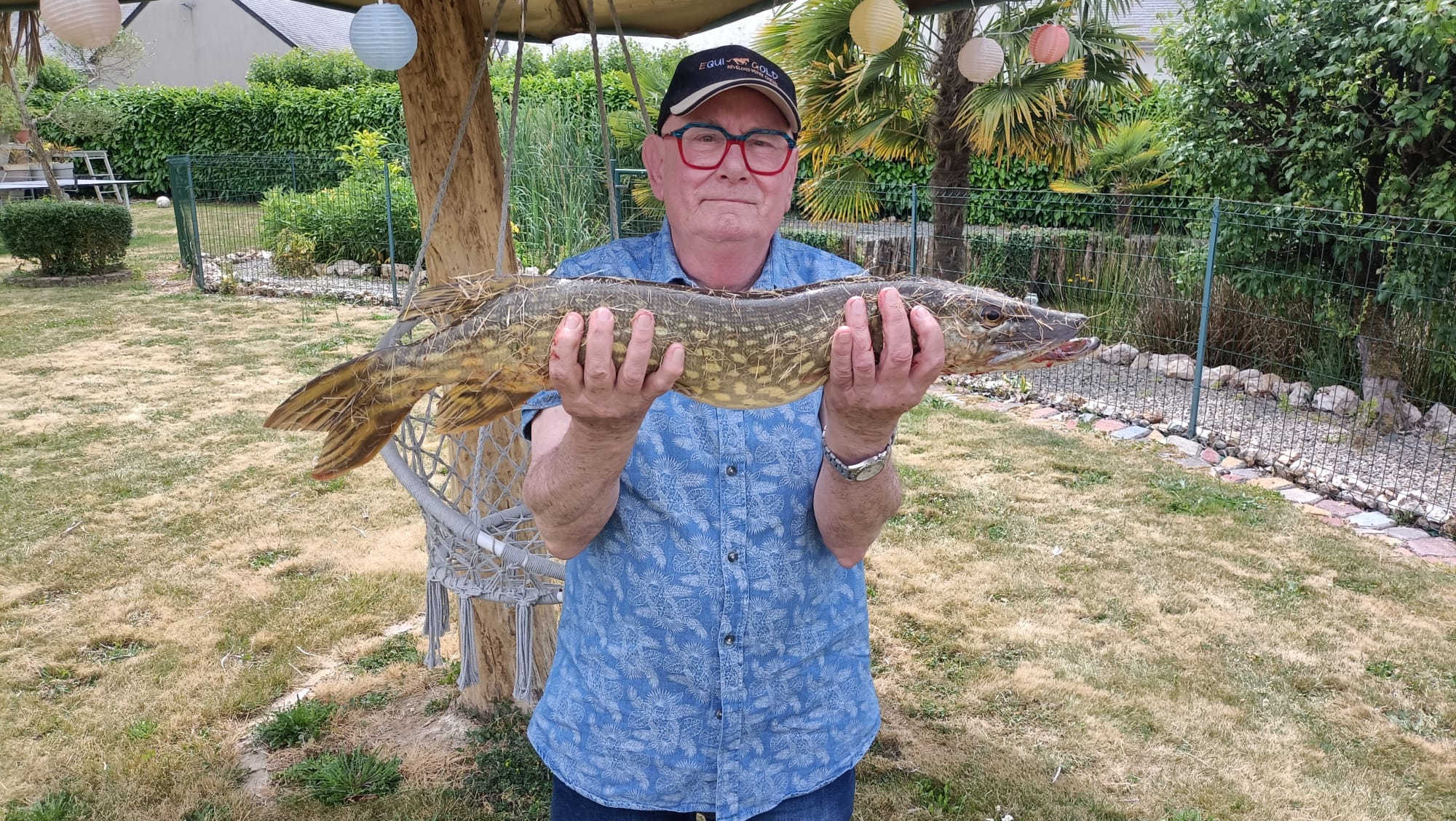 Papi et son gros poisson